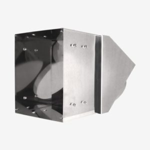 Cutie de încărcare VARIOVAC din inox, cu racord la 45°
