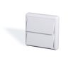 Grilă exterioară VARIOVAC cu clapetă, 9 × 9 cm, DN 50,8