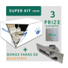 Kit de instalare DELUX pentru 3 prize de aspirație