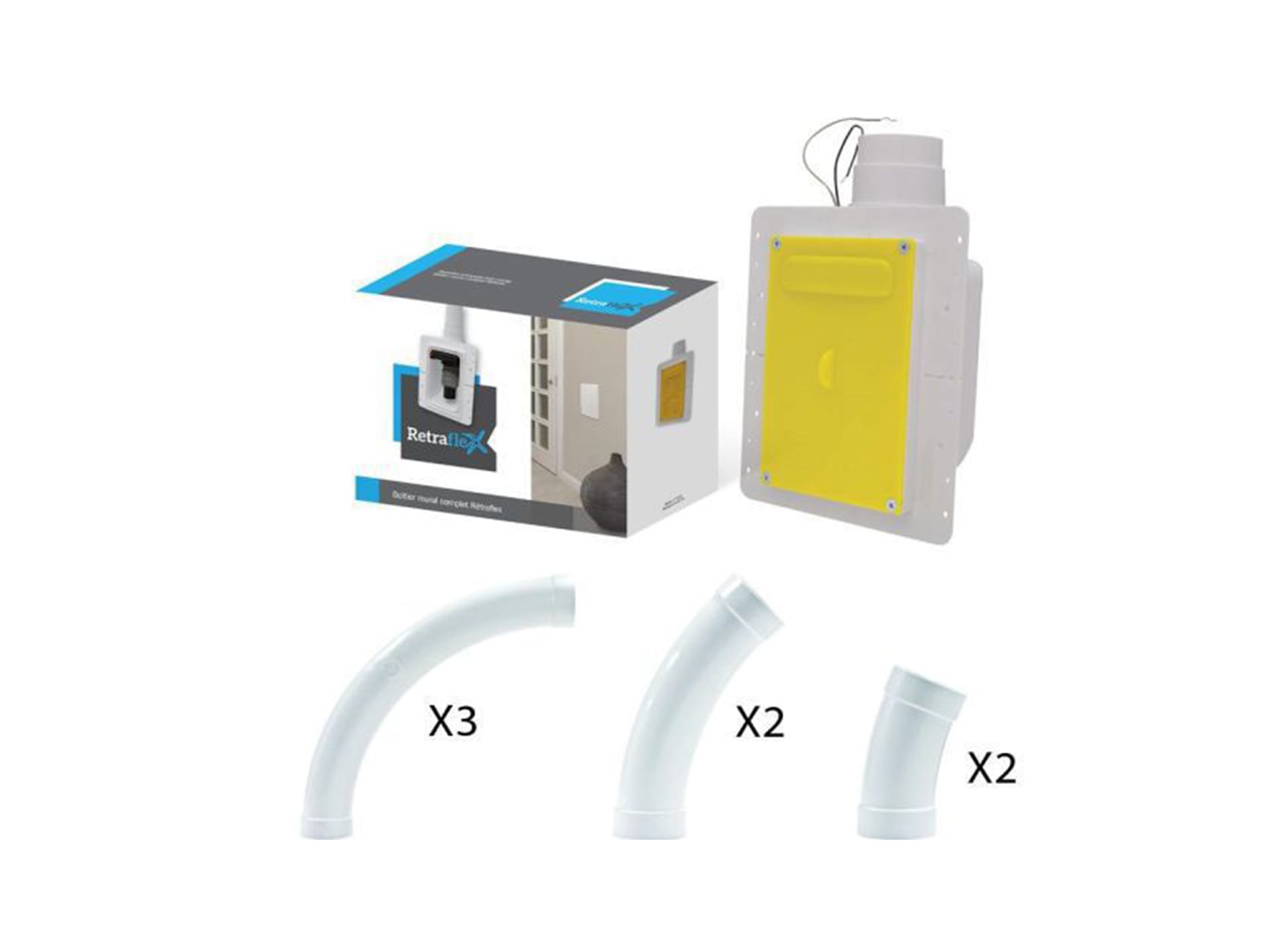 Kit de instalare pentru sistem retractabil, 9 sau 12 m