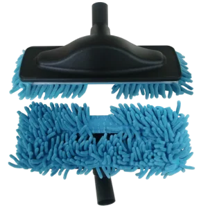 Perie mop cu microfibră, albastră sau verde