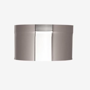 Tub de capăt VARIOVAC din inox, cu margine răsfrântă