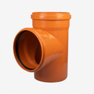Tub VARIOVAC din PVC cu ramificație la 90°